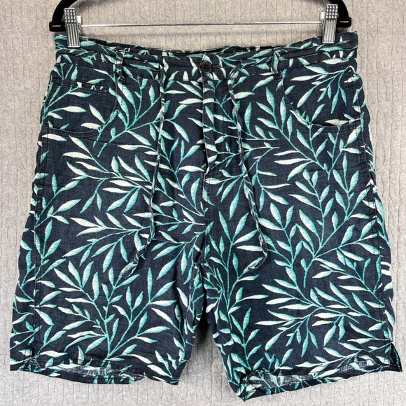 Vintage 100% linen Mossimo Supply board‎ shorts men (S) Drawstring skate surf - Picture 1 of 7